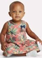 Kyly - Vestido Infantil Menina Estampado Laranja - variação: Laranja