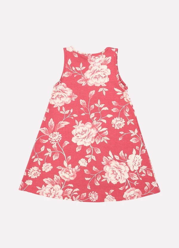Kyly - Vestido Infantil Menina Estampado Vermelho 3