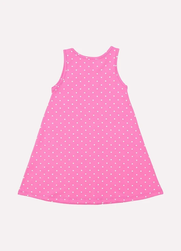 Kyly - Vestido Infantil Menina Evasê Rosa 3
