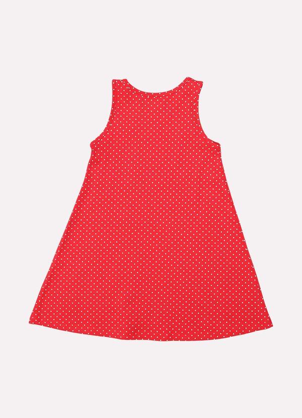 Kyly - Vestido Infantil Menina Evasê Vermelho 3
