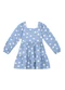 Brandili Mundi - Vestido Infantil Menina Floral Vermelho - variação: Azul