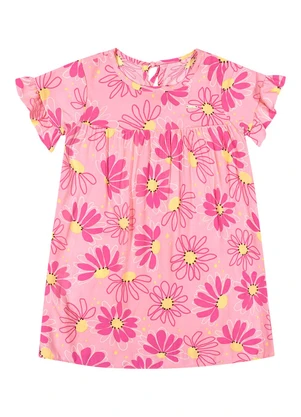 Vestido Infantil Menina Floral Elian (Rosa) - ELIAN