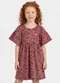 Colorittá - Vestido Infantil Menina Floral Print Branco - variação: Marrom