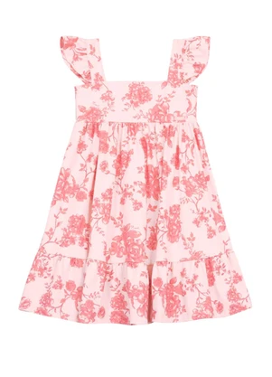 Brandili Mundi - Vestido Infantil Menina Floral Rosa - BRANDILI MUNDI
