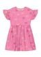 Brandili - Vestido Infantil Menina Floral Vermelho - variação: Rosa