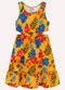 Nanai - Vestido Infantil Menina Flores Amarelo - variação: Amarelo