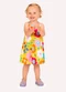 Kyly - Vestido Infantil Menina Flores Amarelo - variação: Amarelo