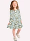 Milon - Vestido Infantil Menina Flores Azul - variação: Azul