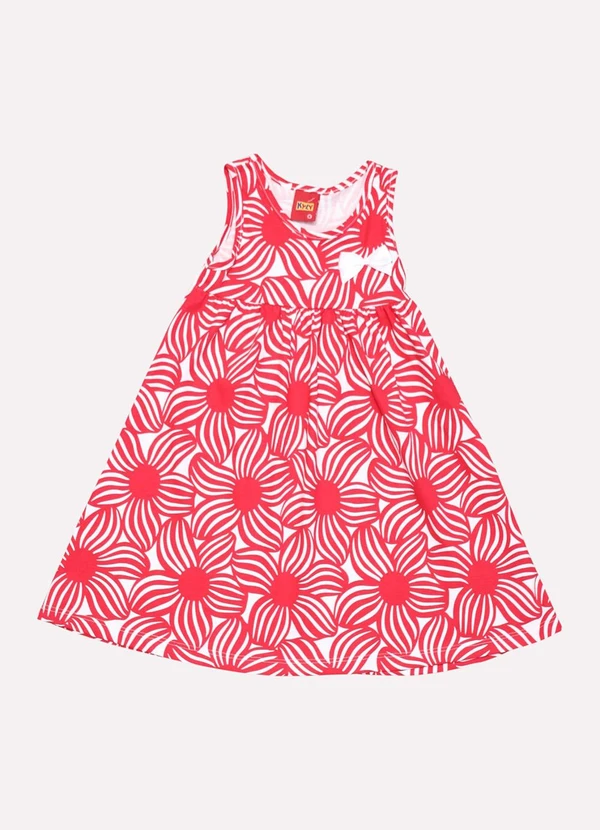 Kyly - Vestido Infantil Menina Flores Branco 2