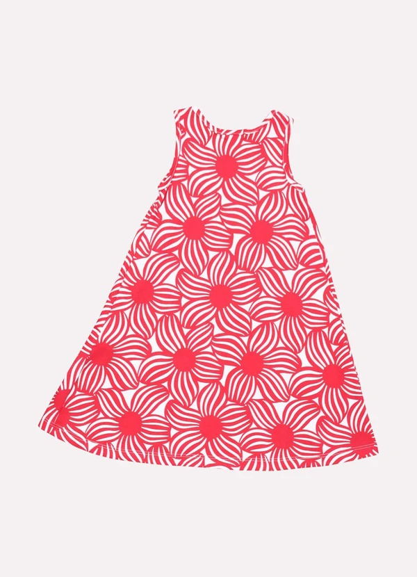 Kyly - Vestido Infantil Menina Flores Branco 3