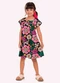 Nanai - Vestido Infantil Menina Flores Preto - variação: Preto