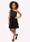 Kyly - Vestido Infantil Menina Flores Roxo - variação: Preto