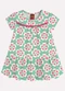 Kyly - Vestido Infantil Menina Flores Verde - variação: Verde