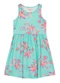 Brandili - Vestido Infantil Menina de Borboletas Rosa - variação: Azul
