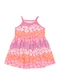 Brandili - Vestido Infantil Menina Florido Rosa - variação: Rosa