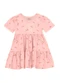 Brandili - Vestido Infantil Menina Florido Verde - variação: Rosa
