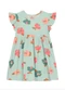 Brandili - Vestido Infantil Menina Florido Rosa - variação: Verde