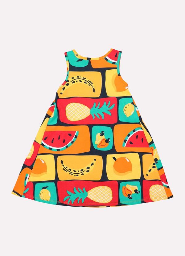 Kyly - Vestido Infantil Menina Fruta Azul 3