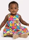 Kyly - Vestido Infantil Menina Fruta Azul - variação: Azul