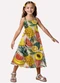 Kyly - Vestido Infantil Menina Frutas Rosa - variação: Bege