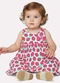 Kyly - Vestido Infantil Menina Frutas Preto - variação: Branco