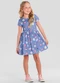 Brandili - Vestido Infantil Menina Frutinhas Rosa - variação: Azul