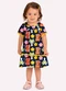 Kyly - Vestido Infantil Menina Gatinhos Azul - variação: Azul