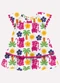 Kyly - Vestido Infantil Menina Gatinhos Azul - variação: Branco