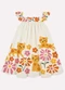 Kyly - Vestido Infantil Menina Gatinhos Azul - variação: Branco