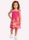 Kyly - Vestido Infantil Menina Gatinhos Azul - variação: Rosa