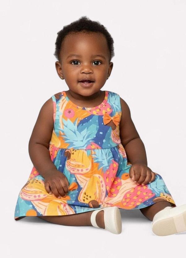 Kyly - Vestido Infantil Menina Godê Amarelo 2