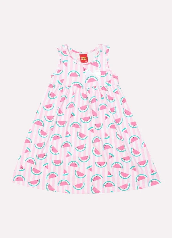 Kyly - Vestido Infantil Menina Godê Rosa 2