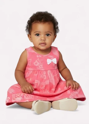 Kyly - Vestido Infantil Menina Godê Vermelho - KYLY