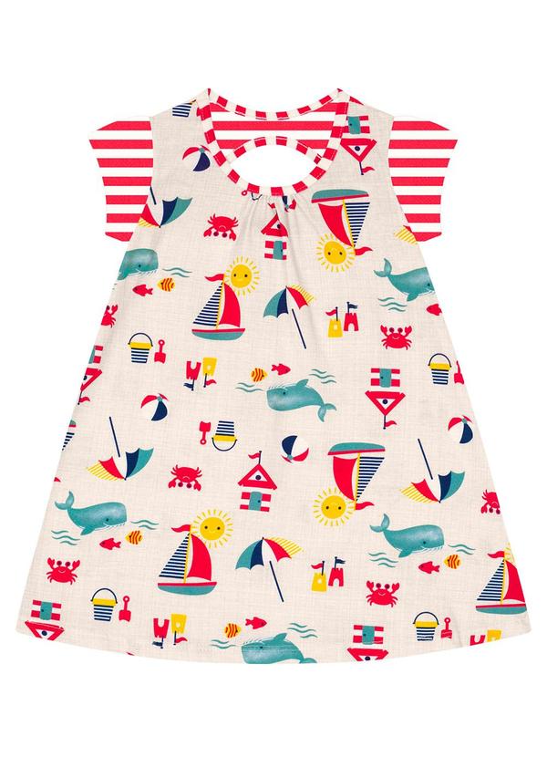 Kyly - Vestido Infantil Menina Kyly Off White 2