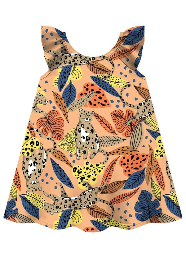 Nanai - Vestido Infantil Menina Laranja