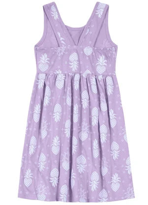 Brandili - Vestido Infantil Menina Lilás - BRANDILI
