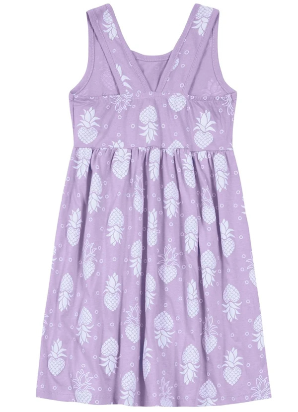Brandili - Vestido Infantil Menina Lilás 2