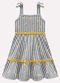 Kyly - Vestido Infantil Menina Limões Azul - variação: Azul