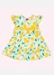 Kyly - Vestido Infantil Menina Limões Branco - variação: Branco