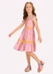 Kyly - Vestido Infantil Menina Limões Azul - variação: Rosa