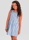 Brandili - Vestido Infantil Menina Listrado Azul - variação: Azul
