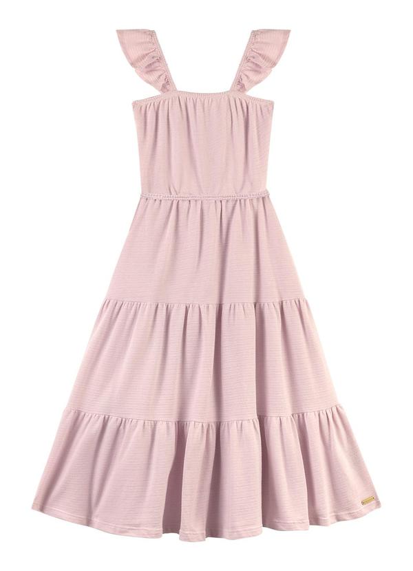 Colorittá - Vestido Infantil Menina Longo Colorittá Rosa