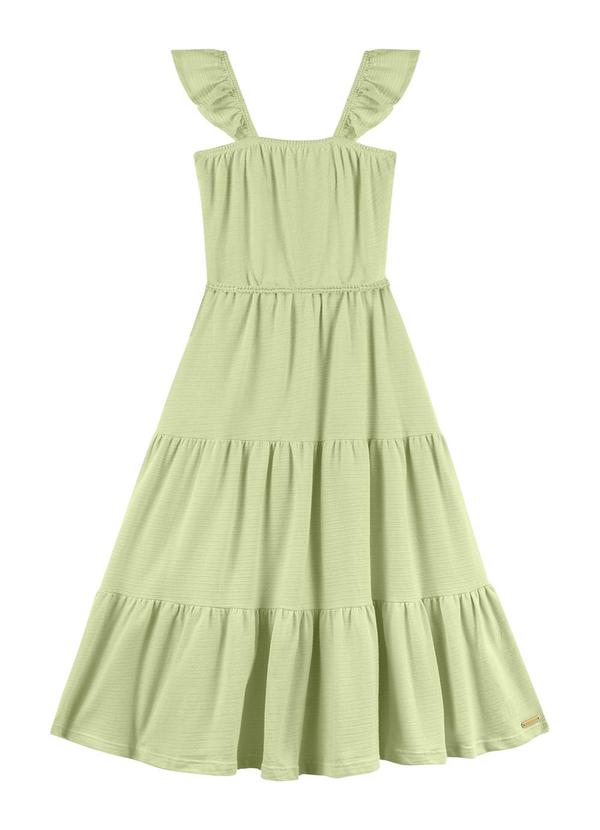 Colorittá - Vestido Infantil Menina Longo Colorittá Verde