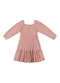 Colorittá - Vestido Infantil Menina Malha Tricô Verde - variação: Rosa
