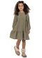 Colorittá - Vestido Infantil Menina Malha Tricô Verde - variação: Verde