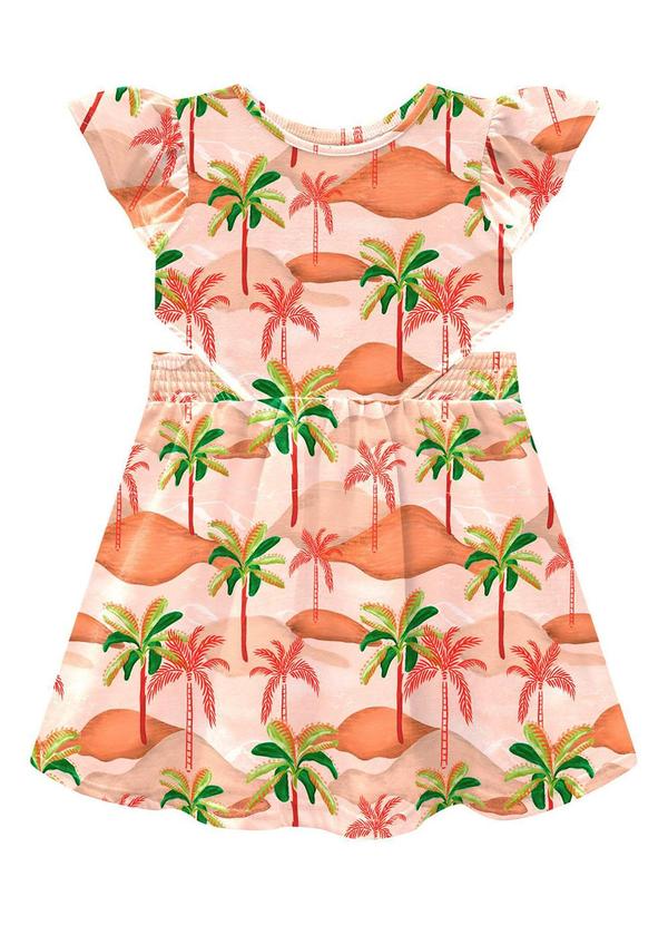 Nanai - Vestido Infantil Menina Marrom