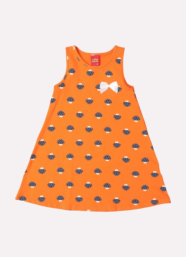 Kyly - Vestido Infantil Menina Natureza Laranja 2