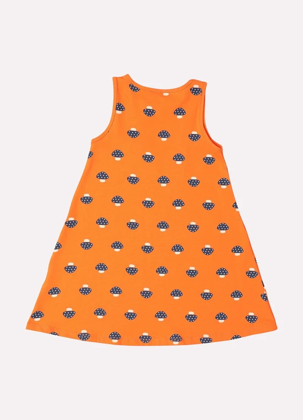 Kyly - Vestido Infantil Menina Natureza Laranja 3