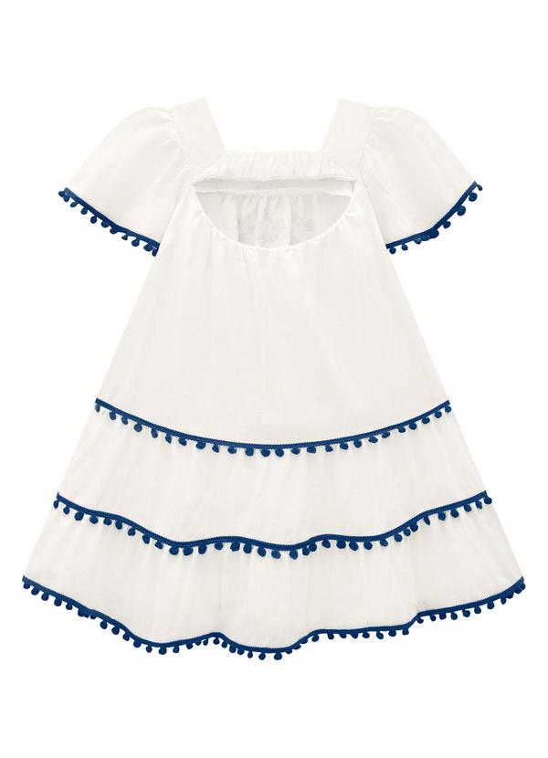 Nanai - Vestido Infantil Menina Off White 3