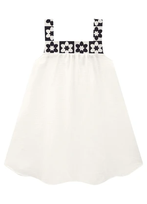 Milon - Vestido Infantil Menina Off White - MILON